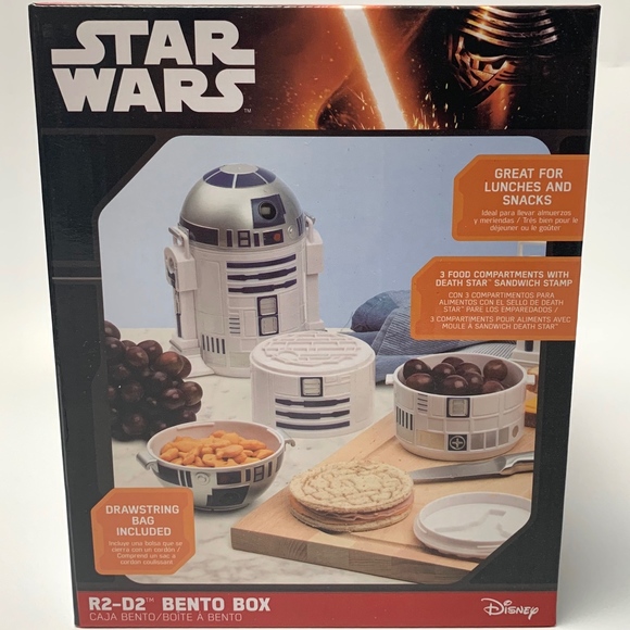 Star Wars R2-D2 Bento Box with Sandwich Stamp - Picture 2 of 7